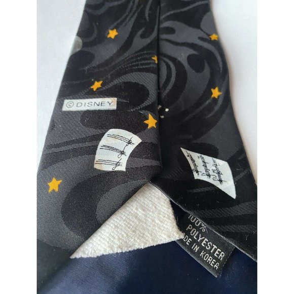 DISNEY Mickey Mouse Conductor Donald Duck Drummer Black Music Tie BALANCINE INC - Picture 3 of 6